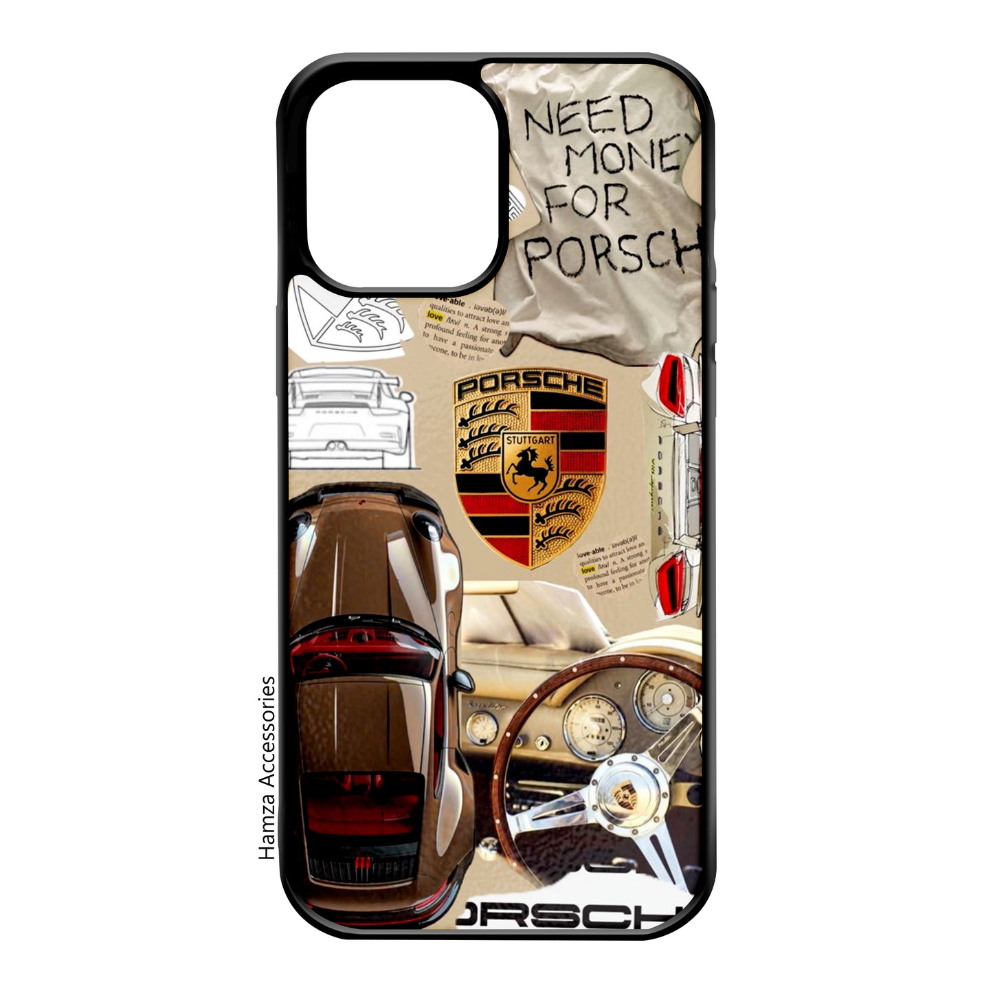 Customisable Steel Plated Case - Porsche Edition