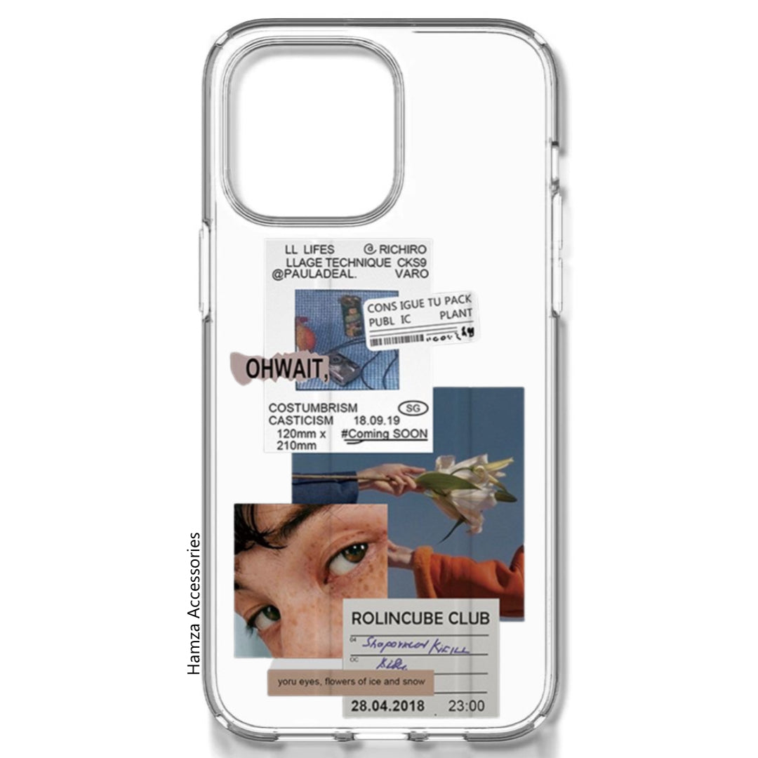 Customisable Transparent Case