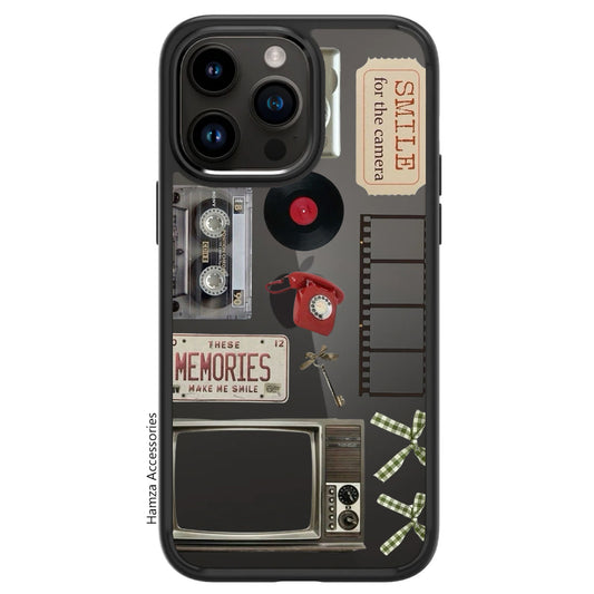 Customisable Metal Ring Transparent Case